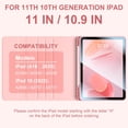 thumbnail image 2 of Funda iPad con teclado Kiloob para iPad 11th 10.9" 2022 Rosa, 2 of 7