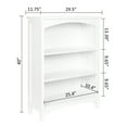 thumbnail image 7 of eHemco 3 Tier Storage Shelf Bookcase with 2 Arched Supports, 40 Inches Height, Blue, 7 of 7