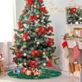 thumbnail image 4 of Coolnut St. Patrick's Day Clover Christmas Tree Skirt Tree Skirt for Holiday Party Home Christmas Day Ornaments36", 4 of 6
