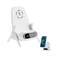 thumbnail image 1 of wonima44 Mini Chair Wireless Charger, 2024 New Mini Chair Wireless Fast Charger Multifunctional Phone Holder, 3 in 1 Wireless Charger Station Phone Stand 15W Fast Charger (White), 1 of 1