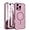 Black Currant, variant on Magnetic Compatible with iPhone 16 Pro Case, Upgraded [Full Camera Protection] [Compatible with MagSafe] Protective Translucent Matte Women Girl Phone Case Cover, Pastel Pink