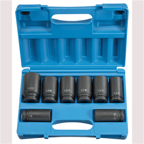 Grey Pneumatic 8034D 8-Piece 3/4" Drive Deep Set