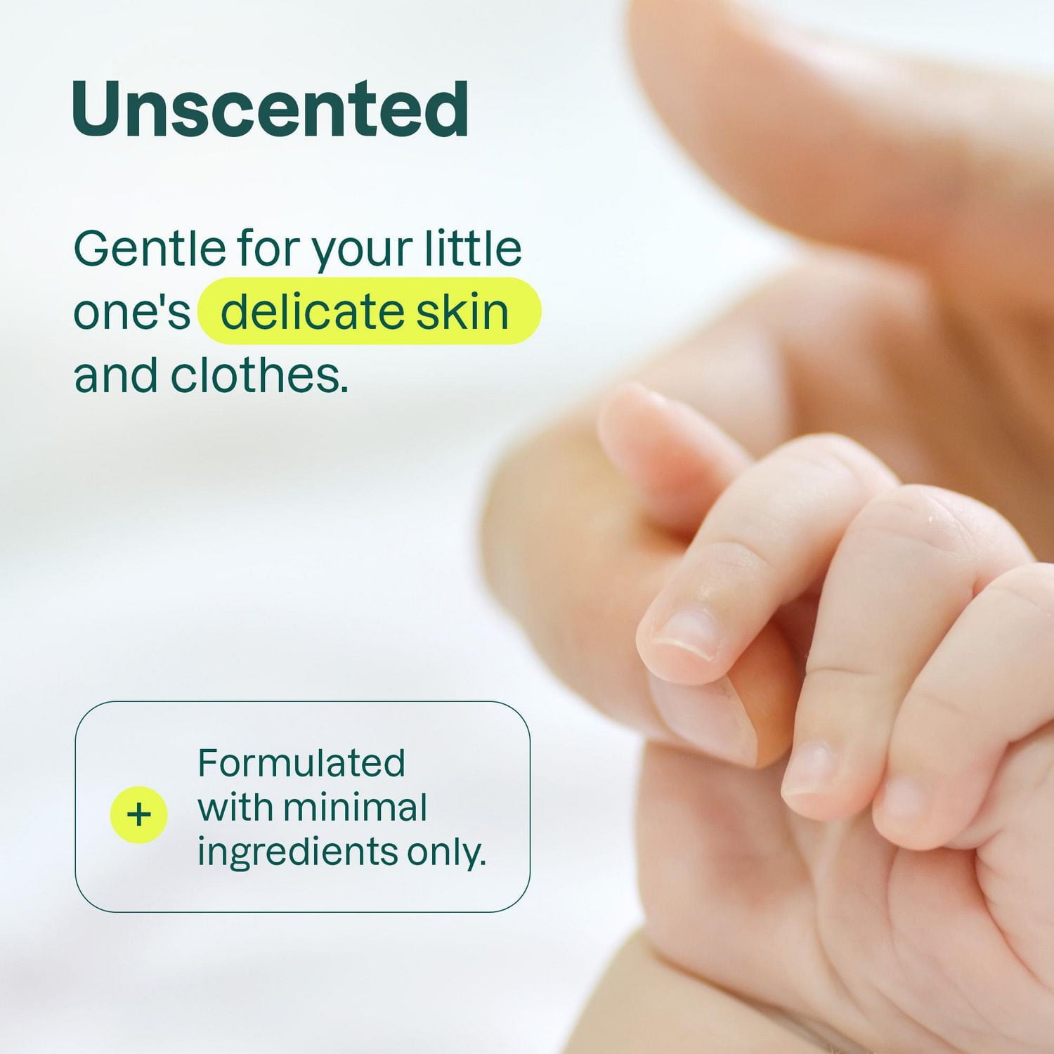 ATTITUDE baby leaves, Laundry Detergent, Refill, Unscented, 80 loads
