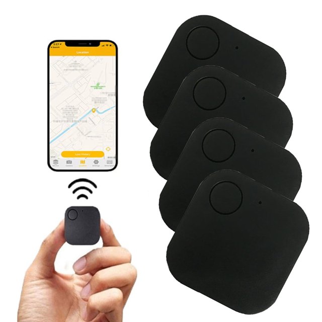 CHOK 4Pcs Mini GPS Key Finder Anti-lost Bluetooth Smart Tracker for Kids Pet Luggage Wallet Phone Car Portable real time Tracking Device