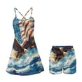 thumbnail image 5 of Yuyamidu American Flag Tennis Dress for Women Size XL, Eagle Tennis Golf Dresses with Built in Shorts Breathable Sleeveless Workout Athletic Dresses, 5 of 7