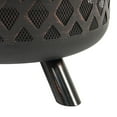 thumbnail image 7 of Best Choice Products 36in Outdoor Firebowl Fire Pit Stove w/ Bronze Finish for Patio, Backyard, Garden - Black, 7 of 7
