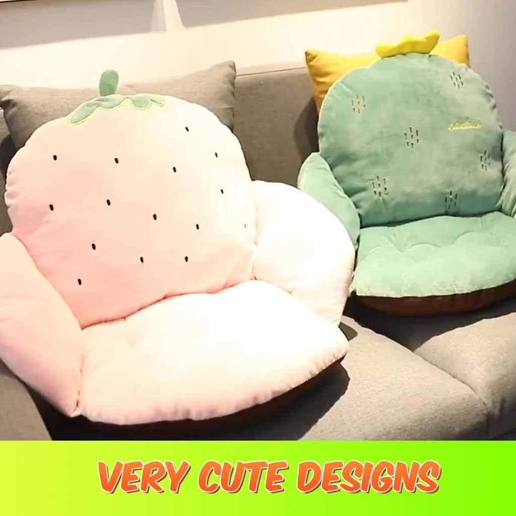 Cozy Cartoon Seat Cushion, Ideal for Office Chair, Sofa and Car – Made with  Super Soft Short Plush and Stuffed with PP Cotton - AliExpress