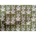 thumbnail image 4 of oneOone Organic Cotton Voile Fabric Rabbit Block Decor Fabric Printed BTY 42 Inch Wide, 4 of 4