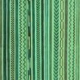 thumbnail image 1 of Ahgly Company Machine Washable Indoor Square Abstract Turquoise Blue Modern Area Rugs, 6' Square, 1 of 4