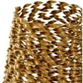 thumbnail image 3 of Decmode Modern Style Extra Large, Round, Twisted Gold Metal Vase, 9” x 18”, 3 of 4