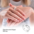 thumbnail image 3 of Qarigey Mujeres Hombres Anillos Cosplay Fiesta Viajar Anillo abierto Joyería Regalo de cumpleaños Type2 NO2, 3 of 6