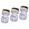 thumbnail image 2 of TISHITA 3 Pack Mirror Contact Case Small Size Contact Holder Container for Women, 2 of 8