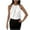 White, variant on hotojiny Women's Silk Satin Tops Summer Sleeveless Crew Neck Business Casual Outfit Work Dressy Shirt