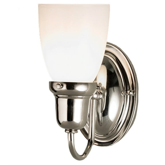 Meyda Tiffany 50683 4" Wide 1 Light Wall Sconce - Nickel