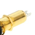 thumbnail image 3 of Enchufe de de bajo de guitarra eléctrica de 6,35mm piezas de guitarra corto dorado Yuyangstore Toma de pastilla de guitarra, 3 of 7