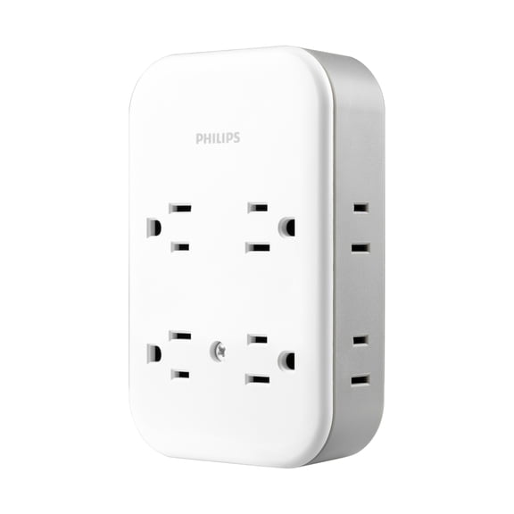 Philips Surge Tap 8-Outlet Power Strip with USB Charging Ports
