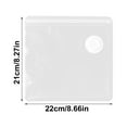 thumbnail image 3 of Small Vacuum Sealer Bags With & Zipper 22x21cm Clear PE Textured Bags For Storage, 3 of 4