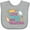 AC-Heather Grey, variant on Inktastic I Love Baking with My Grandma Girls Baby Bib
