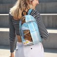 thumbnail image 5 of Easygdp Funny Cat Taking a Bath Mochila de Lona Resistente para Laptop, Compatible con Laptops de 15 a 17 pulgadas, Ideal para Escuela, Trabajo y Viajes-Medium, 5 of 5