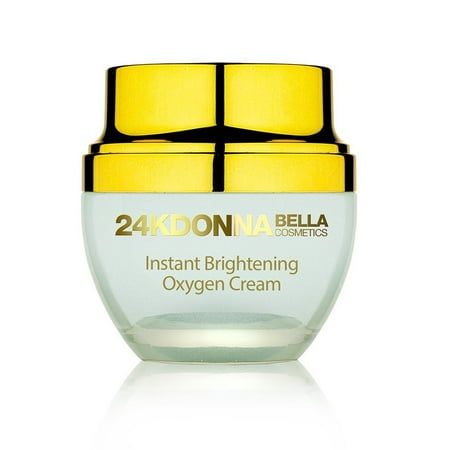 Donna Bella 24K Gold Instant Brightening Cream - 50ml - Reduce the Appearance of Age Spots, Freckles and Discoloration