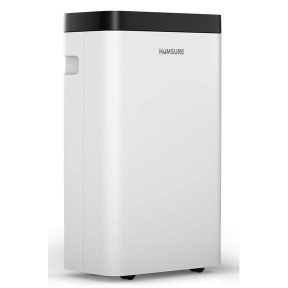 HUMSURE Dehumidifier (DOE Rating 20 pints/day) Protable Dehumidifier for Basement and Home with Drain Hose Spaces up to 1500 Sq. ft. 24-Hour Timer