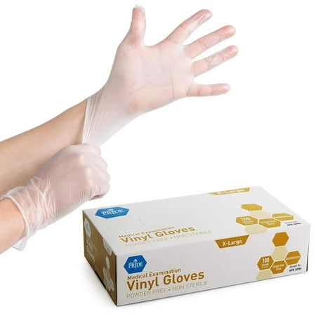 Vinyl Exam Gloves XL 100pc