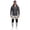 Dark Gray, variant on Men's Casual Tracksuit Set Autumn Comfortable Hooded Zip Up Sweatshirt And Matching Jogger Pants For Daily Wear Sports