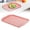 Pink, variant on QIJGEBGG Plastic Fast Food Serving Trays, Cafeteria Trays Autoclavable Dental Procedure Tray Lockable Set up Flat Trays Dental Procedure Trays Autoclavable Set Up Flat Trays