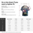 thumbnail image 5 of Fotbe Pond Cute Axolotl Camisa Estampada de Manga Corta para Hombre, Casual de Verano, Estilo Playero, Sin Arrugas-Small, 5 of 5