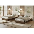 thumbnail image 2 of Solid Wood Platform Bed with Sturdy Wooden Slats, Modern Minimalist Design Space-Saving Bed Frame, No Box Spring Needed, Easy Assembly, 2 of 19