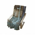 thumbnail image 4 of Anchor Soft Flannel Fleece Blanket, Timeworn Marine on Weathered Wooden Planks Rustic Nautical Theme Pattern, Cozy Plush for Indoor and Outdoor Use, 50" x 60", Pale Blue Brown Teal, by Ambesonne, 4 of 6