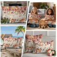 thumbnail image 4 of Outdoor Pillow Covers 20x12 Set of 2, Fall White Pumpkin Waterproof Patio Throw Pillow Covers for Couch Sofa Chair, Thanksgiving Orange Floral Leaves Decorative Pillowcases for Throw Pillows, 4 of 9