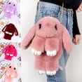 thumbnail image 2 of Typpkmm Dead Rabbit Bag with Rabbit Bag Diagonal Cross Chain, light pink, 2 of 7