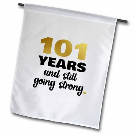 101st Birthday Still Going Strong 101 Bday Gift 12 x 18 inch Garden Flag fl-289730-1