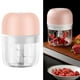 thumbnail image 4 of pica de eléctrico Molinillo de de ámbrico de alimentos y pica de alimentos recargable por USB 3 Cuchils 250ml Rosa Macarena Picadora de ajo eléctrica, 4 of 7