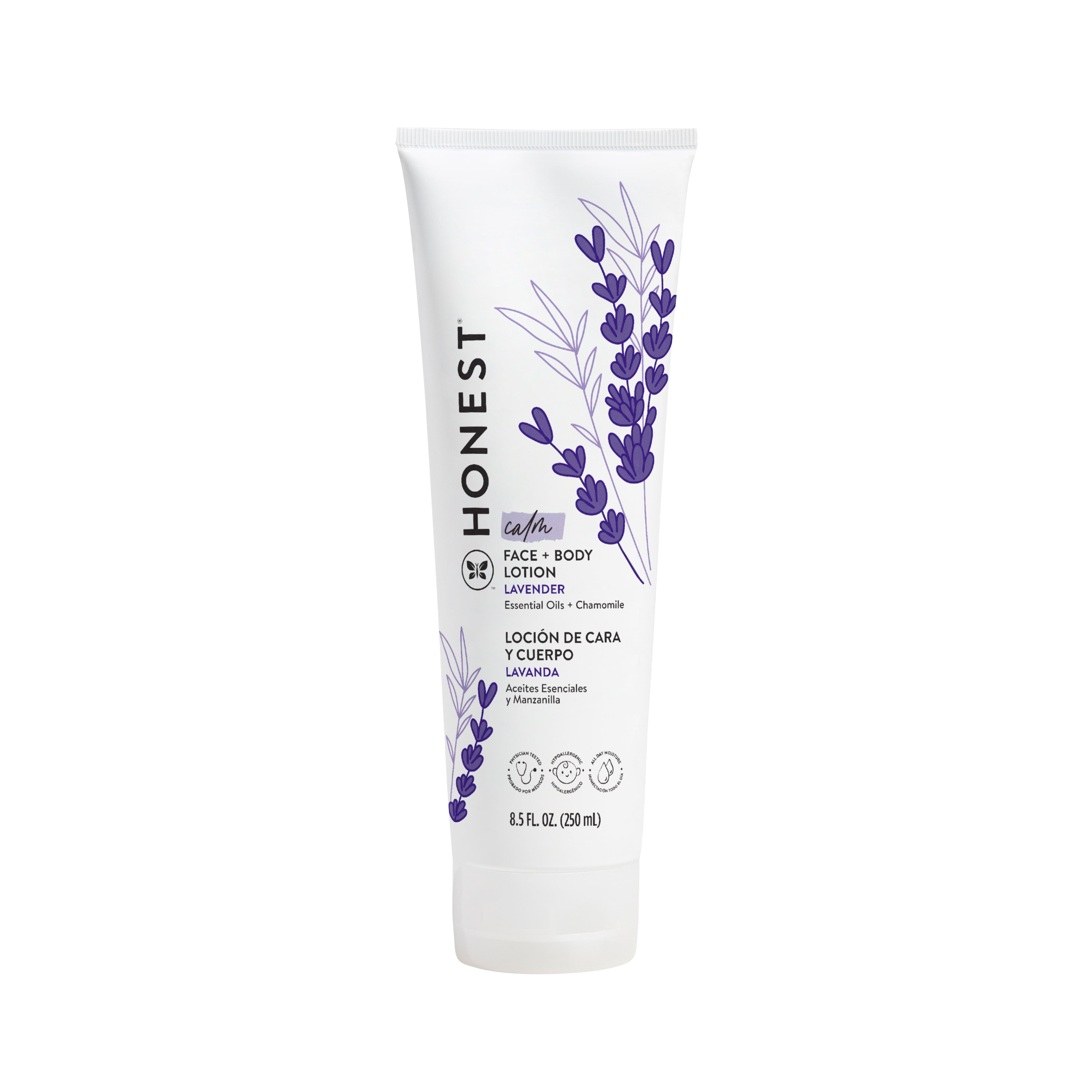 (2 pack) The Honest Company Baby Face and Body Lotion Calm Lavender 8.5 fl oz