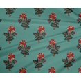 thumbnail image 4 of oneOone Polyester Lycra Fabric Leaves & Floral Block Print Fabric By The Yard 56 Inch Wide, 4 of 4