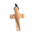 thumbnail image 1 of Collar cruzado,Collar de cruz de madera Colgante de cruz de madera,Collar cruzado Accesorios de joyería para hombres y mujeres,Collar de favores religiosos creativos Regalo de San, 1 of 8