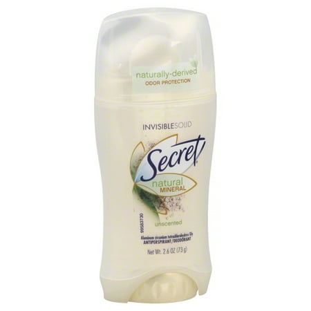 P & G Secret Natural Mineral Antiperspirant/Deodorant, 2.6 oz