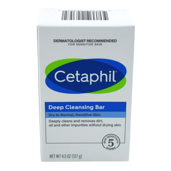 Cetaphil Deep Cleansing Bar 4.5oz (Pack of 3)