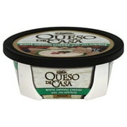 Queso De Casa White Dipping Cheese with Jalapeno, 8 oz