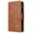 Brown, variant on Samsung Galaxy A20e Wallet Case, Dteck Soft Leather Zipper Wallet Case Magnetic Buckle Horizontal Flip Cover with 5 Card Slots/Photo Pocks For Samsung Galaxy A20E (not fit A20), Winered