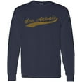 thumbnail image 6 of San Antonio Baseball Script - Hometown Pride, Pitcher Long Sleeve T Shirt - X-Large - Navy, 6 of 6