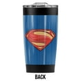 thumbnail image 2 of Superman Man Of Steel Solid Shield Stainless Steel Tumbler 20 oz Coffee Travel Mug/Cup, Vacuum Insulated & Double Wall with Leakproof Sliding Lid | Great for Hot Drinks and Cold Beverages, 2 of 7