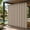 Taupe, variant on DONGPAI 100% Blackout Outdoor Curtains for Patio Waterproof & Windproof, Linen Texture 100 In Extra Wide Outside Curtain with Top & Bottom Grommets, Gray, 100" x 84", 1 Panel