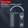 thumbnail image 3 of Voice Recorder, Power Failure Auto Save Voice Recording Device High Sensitivity 180 Degree Rotating Lens Clip Design Clear Sound 1080P HD  For Meetings For Work, 3 of 6