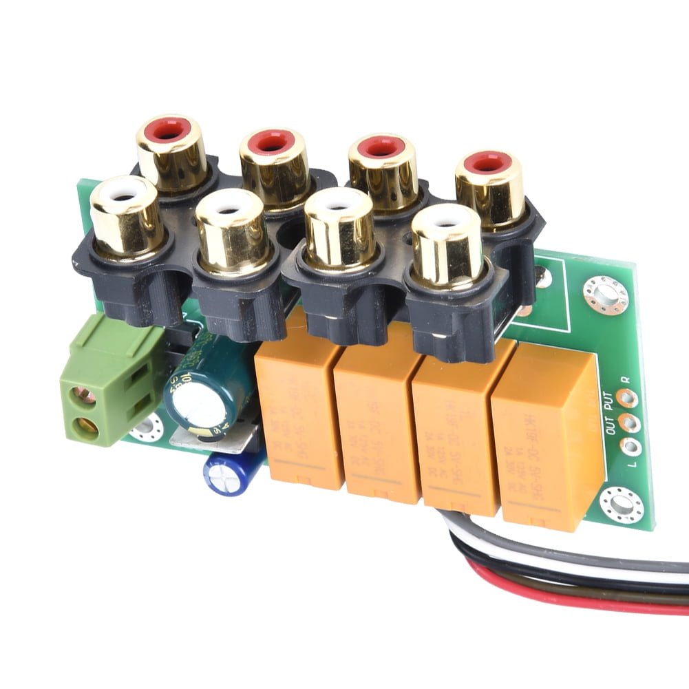 Audio Selector Switch 4 Select 1 Audio Switching Board Audio Input