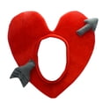 thumbnail image 4 of Funny Red Heart Hat Cartoon Photo Prop Headgear Disfraz Head Warm Cover Headwear Diadema para , niñas, Valentín, Disfraces Macarena Escucha eso, 4 of 6