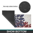 thumbnail image 6 of Red and Blue Pioneer Flower Pattern Kitchen Rugs Sets Of 2,Anti Fatigue Kitchen Mat Rugs Non Slip Washable,Decorative Kitchen Floor Mats for Kitchen,Sink,Laundry,17"x30"+17"x47", 6 of 7