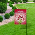 thumbnail image 5 of SKYSONIC Garden Flag Tulips Bouquet Valentine's Day Garden House Sports Flags 12x18 in Polyester Decorative Flags for Home Garden Flowerpot, 5 of 7